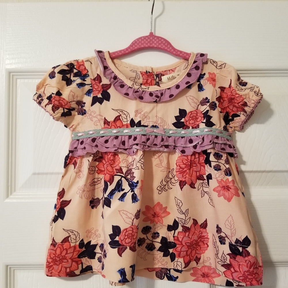 Matilda Jane Fanciful Floral Tunic 12-18m